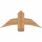 Ekena Millwork Bellingham Timber Gable Bracket, Western Red Cedar, 36"W x 15"H x 1 1/2"D x 5 1/2"F, 10/12 Pitch GBW036X15X0206BEL00SWR - alternate 1